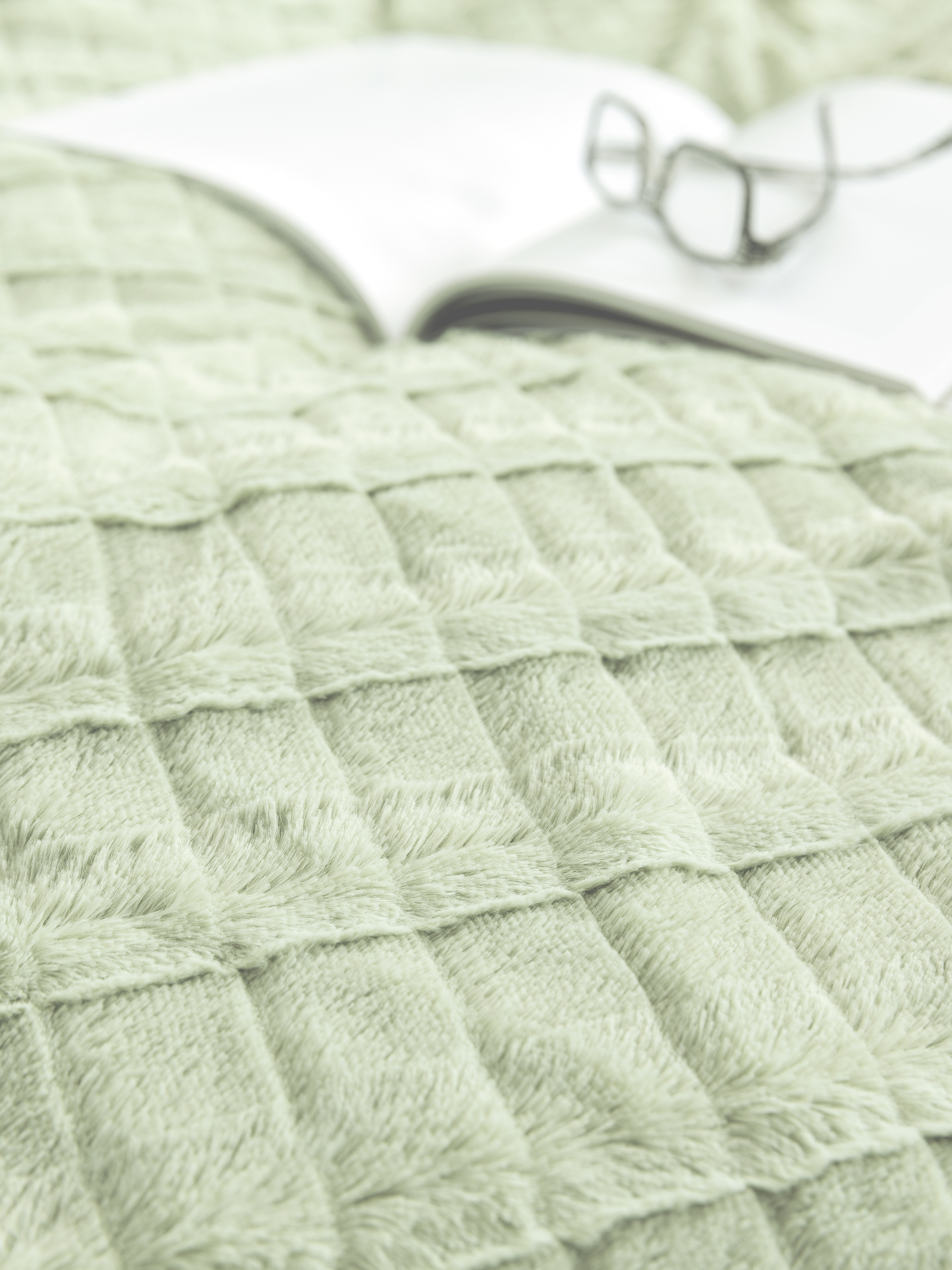 Κουβέρτα/Πάπλωμα Υπέρδιπλο 220x240 - Weave Mint